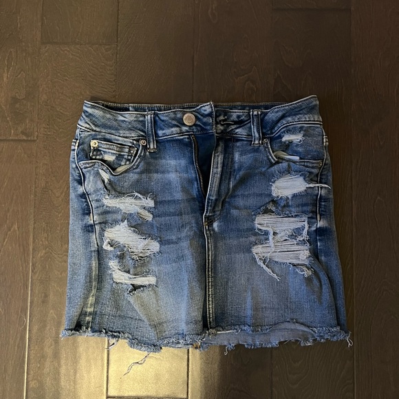 American eagle jean skirt size: 8 - Picture 1 of 4